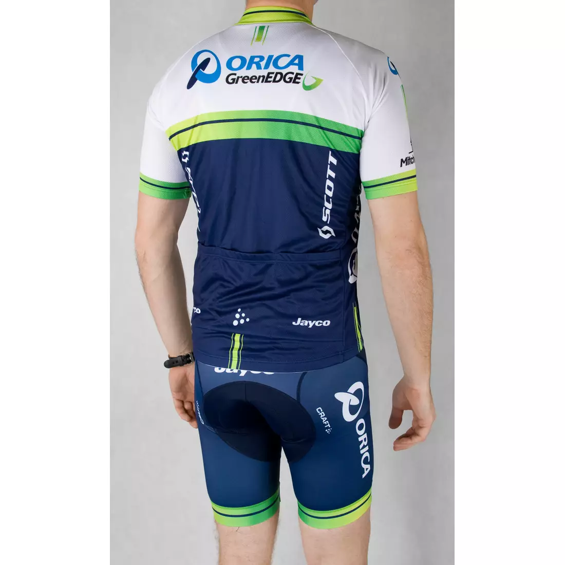 CRAFT 14 ORICA GREEN Egde - pantaloni scurți pentru ciclism 1903449-2900