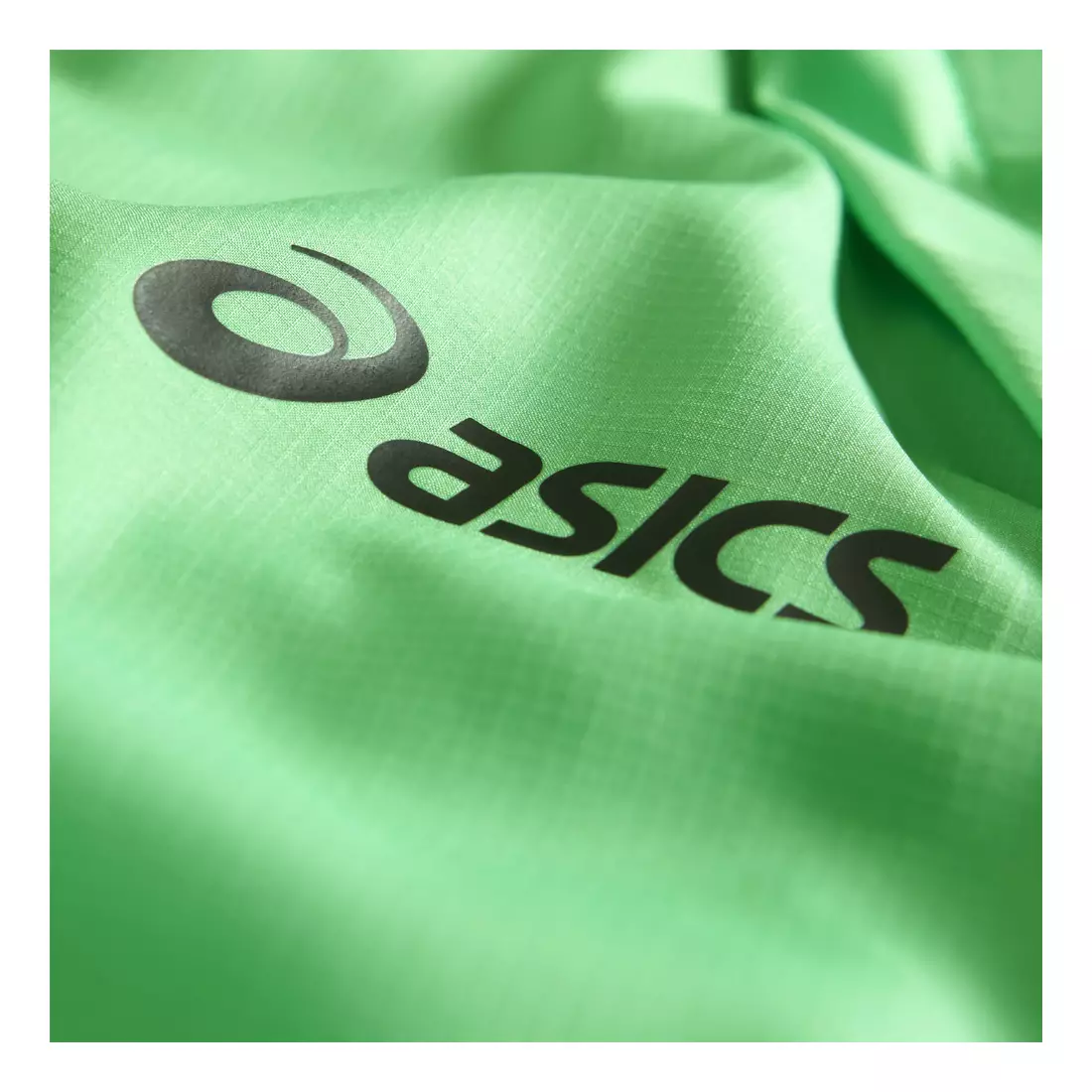 JACĂ CONVERTIBILĂ ASICS 110514-0498 - jacket de alergare pentru bărbați, mâneci detașabile - culoare: verde