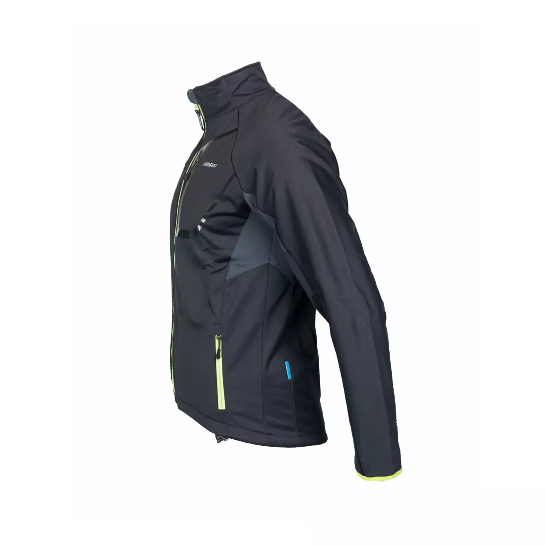 Jachetă de ciclism SHIMANO, Softshell ECWJATWLS13, neagră