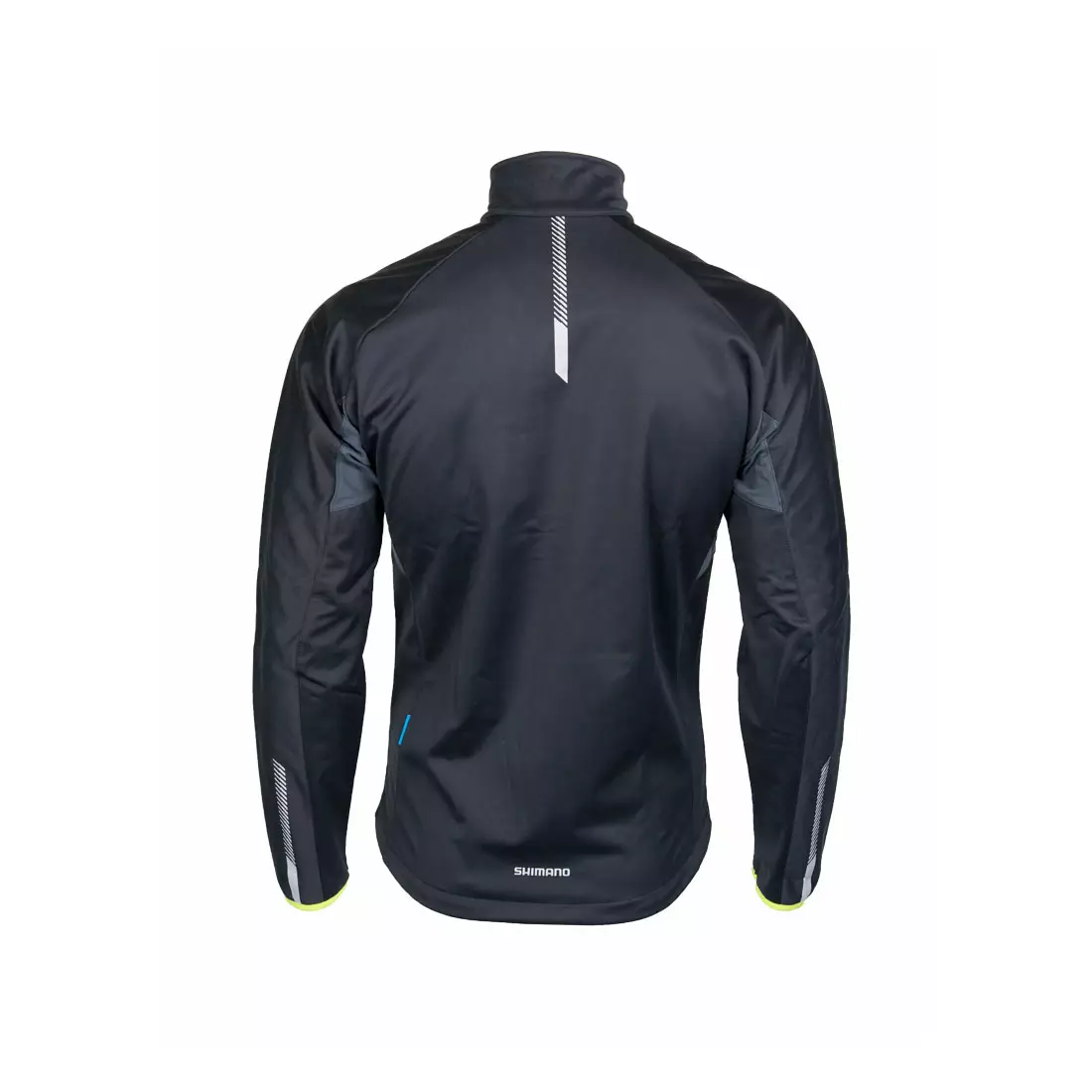 Jachetă de ciclism SHIMANO, Softshell ECWJATWLS13, neagră