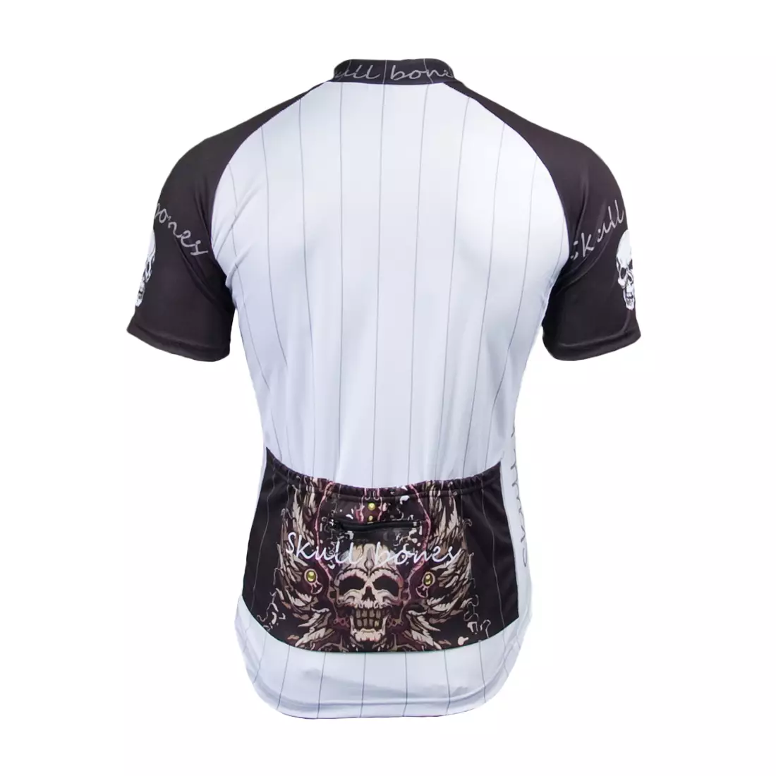 MikeSPORT DESIGN - SKULL BONES - tricou de ciclism pentru bărbați