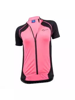 ROGELLI BICE - tricou de ciclism dama, negru si roz