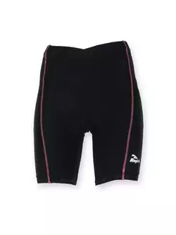 ROGELLI BYLA - pantaloni scurți de ciclism dama, culoare: negru si roz