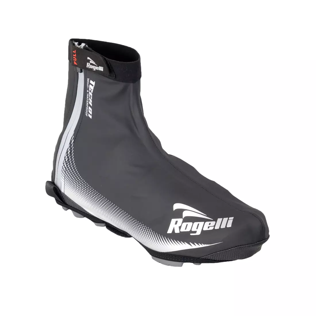 ROGELLI FIANDREX - Huse pentru pantofi de ciclism, culoare: negru și argintiu