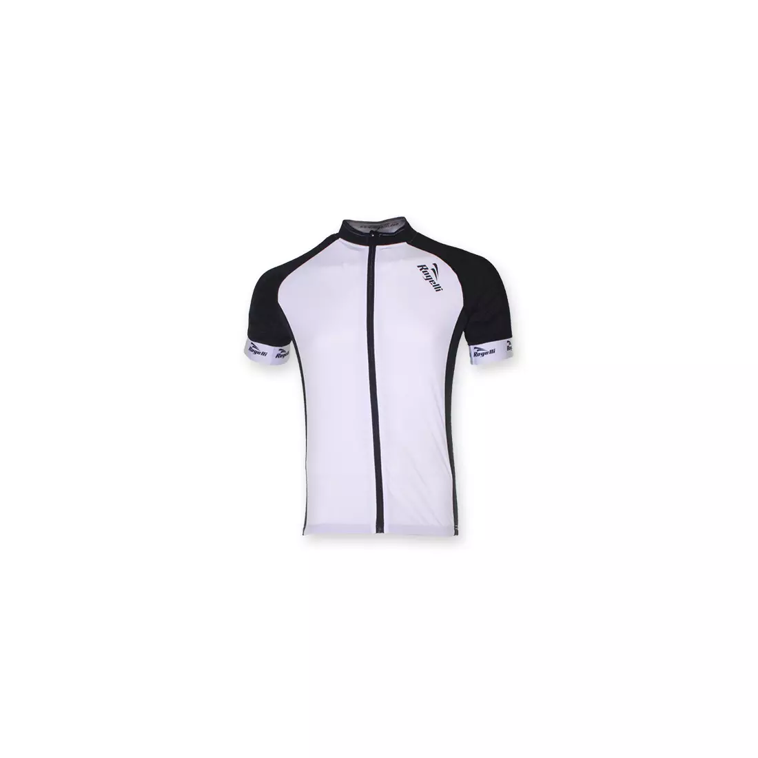ROGELLI PRALI - tricou de ciclism barbatesc, culoare: alb si negru
