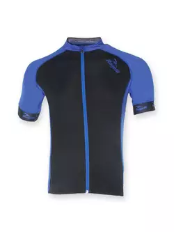 ROGELLI PRALI - tricou de ciclism barbatesc, culoare: negru si albastru