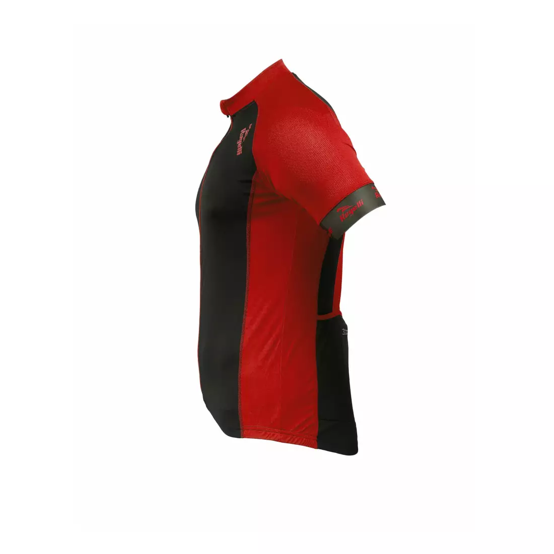 ROGELLI PRALI - tricou de ciclism barbatesc, culoare: negru si rosu