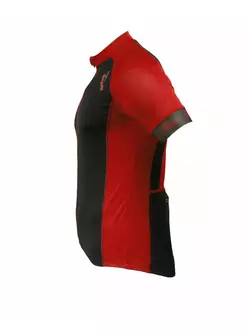 ROGELLI PRALI - tricou de ciclism barbatesc, culoare: negru si rosu