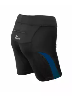 ROGELLI  RUN  EDIA - pantaloni scurți sport pentru femei, culoare: negru și albastru