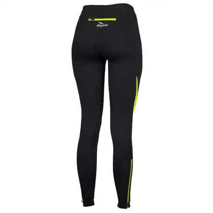 ROGELLI RUN - EMNA - pantaloni de jogging pentru femei, culoare: negru și fluor