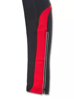 ROGELLI RUN - EMNA - pantaloni de jogging pentru femei, culoare: negru și roșu