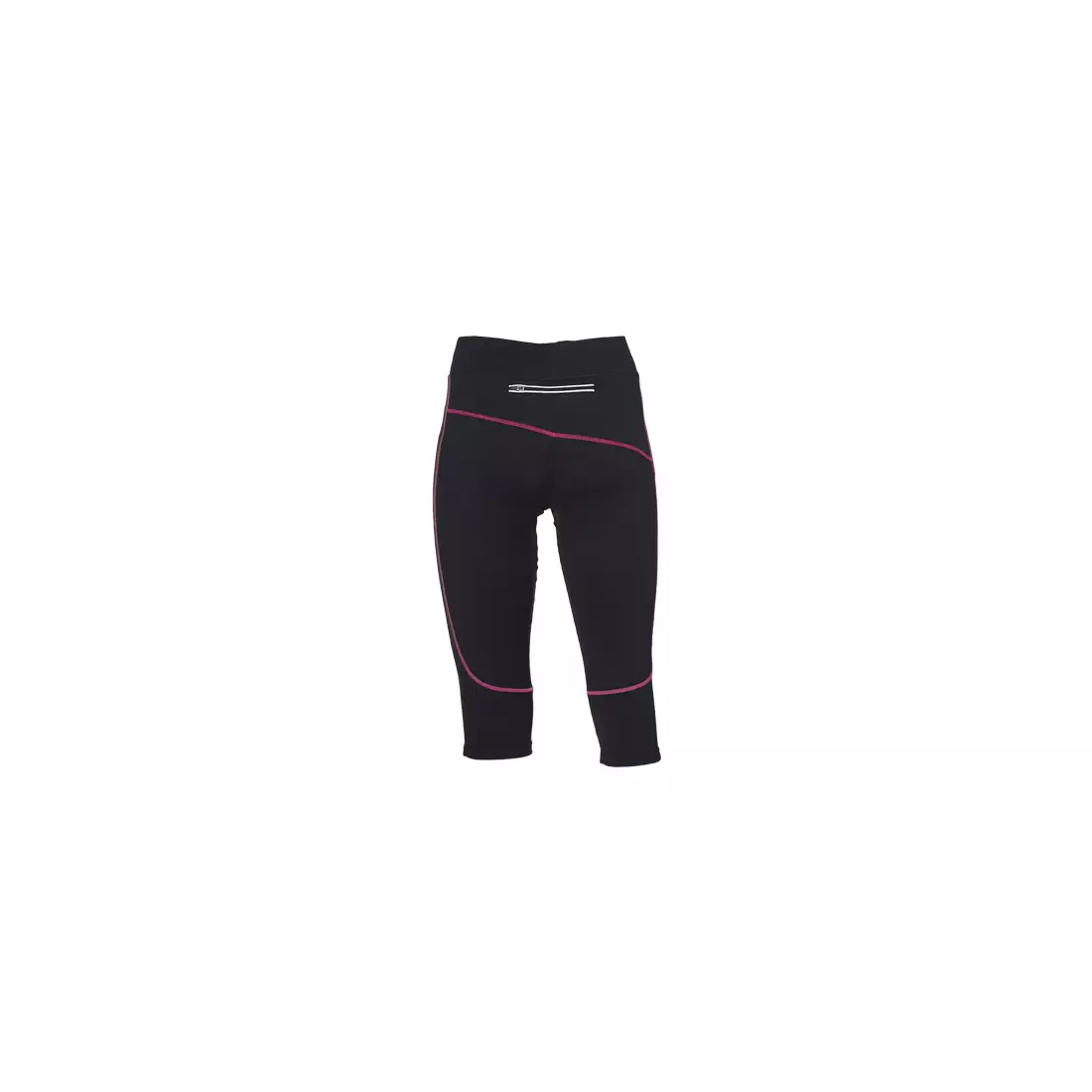 ROGELLI RUN MADILON - pantaloni scurți de alergare 3/4 damă - culoare: Negru și roz