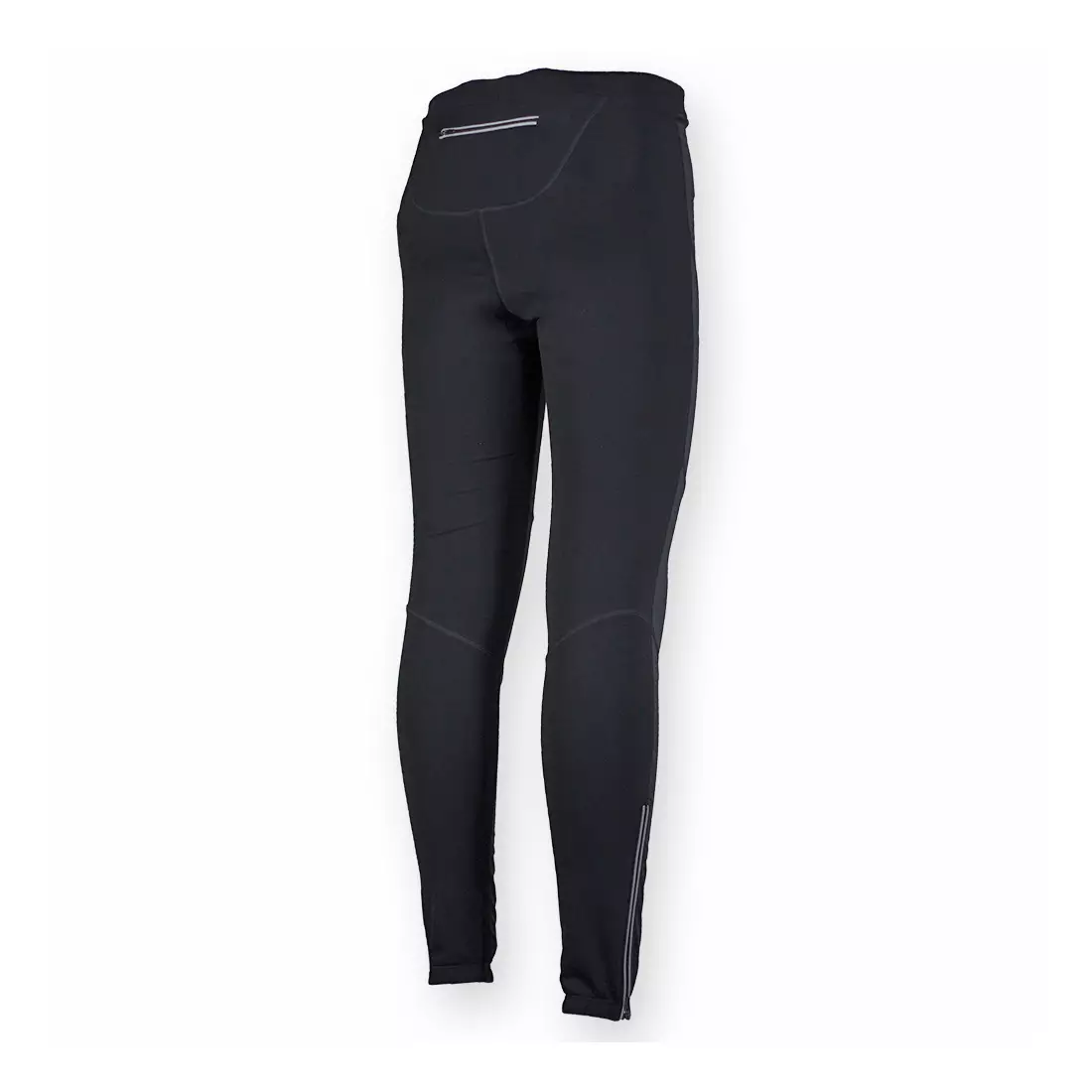ROGELLI RUN - RIBERA - pantaloni izolați pentru alergare pentru bărbați, SOFTSHELL, culoare: Negru