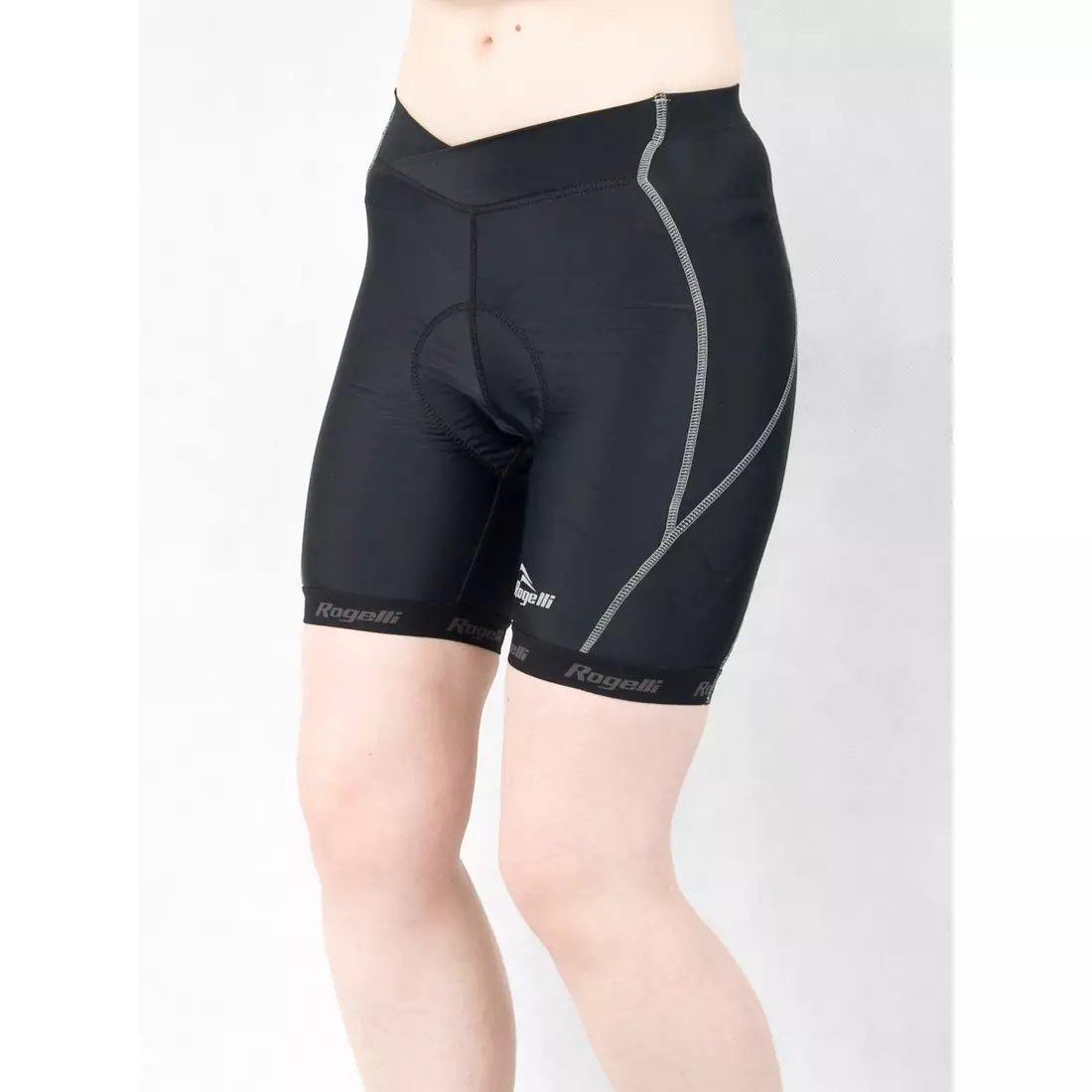 ROGELLI SINDIA - pantaloni scurți de ciclism dama, culoare: negru