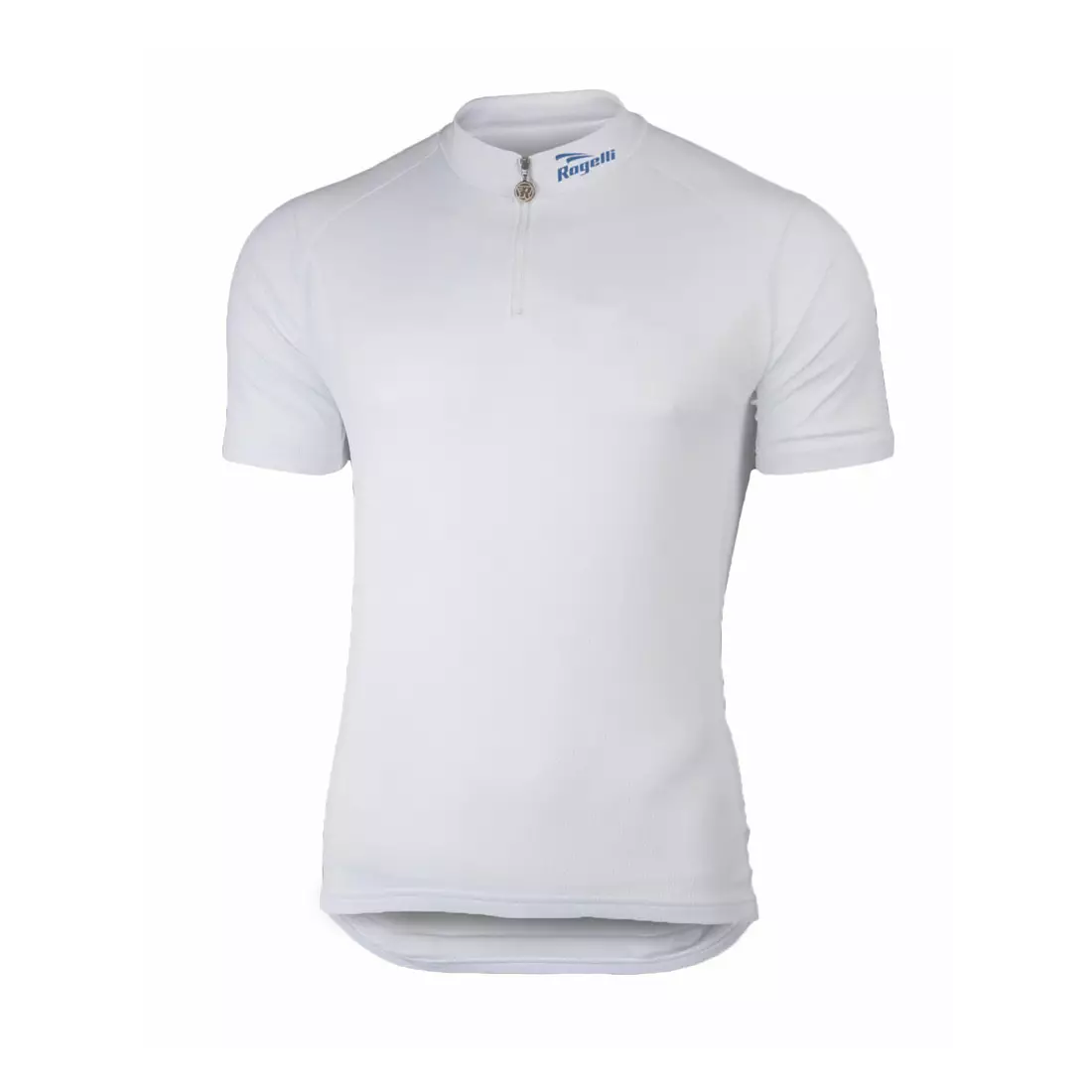 ROGELLI SOLID - tricou de ciclism barbatesc, Culoare: Alb