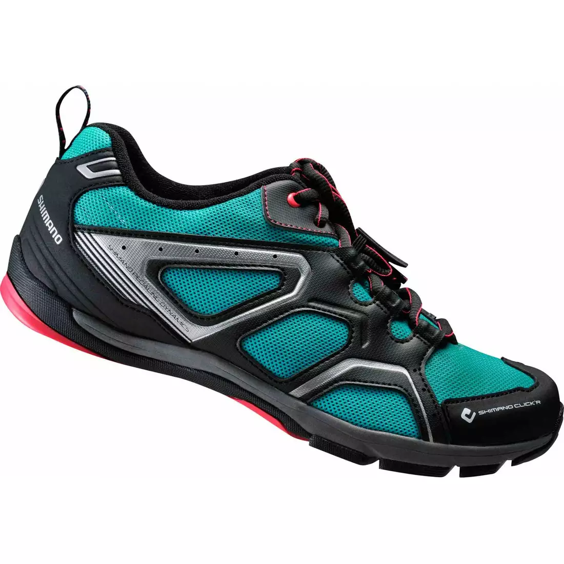 SHIMANO SH-CW40 - pantofi de ciclism dama cu sistem CLICK'R, culoare: albastru