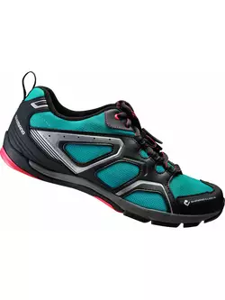 SHIMANO SH-CW40 - pantofi de ciclism dama cu sistem CLICK'R, culoare: albastru