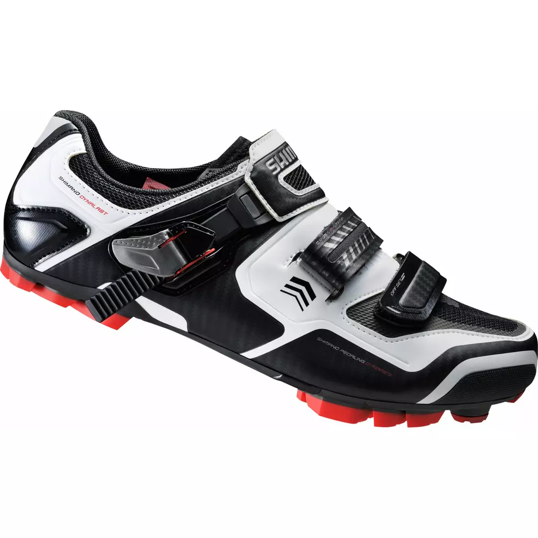 SHIMANO SH-XC61 - Pantofi de ciclism MTB, culoare: alb și negru