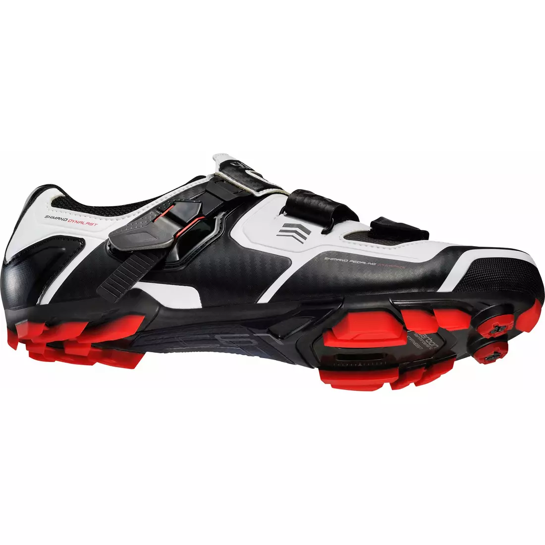 SHIMANO SH-XC61 - Pantofi de ciclism MTB, culoare: alb și negru