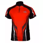 Tricou de ciclism pentru bărbați MikeSPORT DESIGN RAVO MTB, negru și roșu