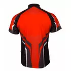 Tricou de ciclism pentru bărbați MikeSPORT DESIGN RAVO MTB, negru și roșu