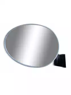 AJS oglindă universală încastrată pentru bicicletă, argint