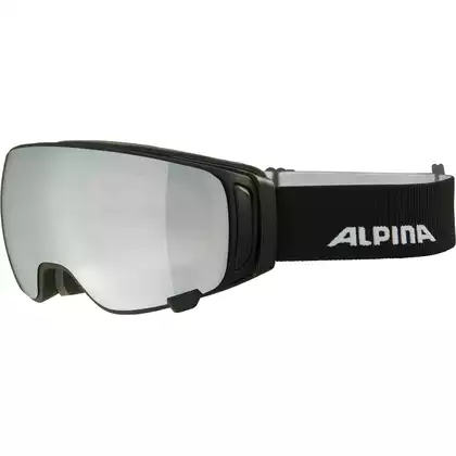 ALPINA DOUBLE JACK MAG Q-LITE ochelari de schi/snowboard, black matt