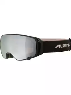 ALPINA DOUBLE JACK MAG Q-LITE ochelari de schi/snowboard, black-rose matt