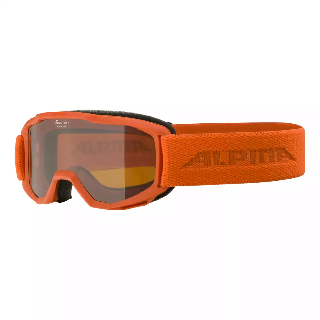 ALPINA JUNIOR PINEY ochelari de ski/snowboard copii, pumpkin matt