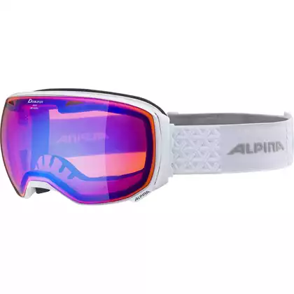 ALPINA L40 BIG HORN Q-LITE ochelari de schi/snowboard, white gloss