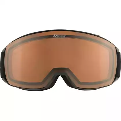 ALPINA NAKISKA ochelari de schi/snowboard, black-rose matt