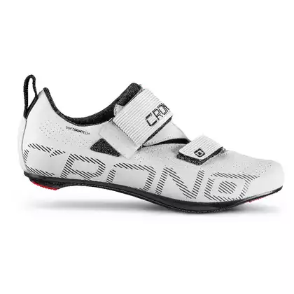 CRONO CT-1-20 Pantofi de ciclism triatlon MTB, compozit, alb