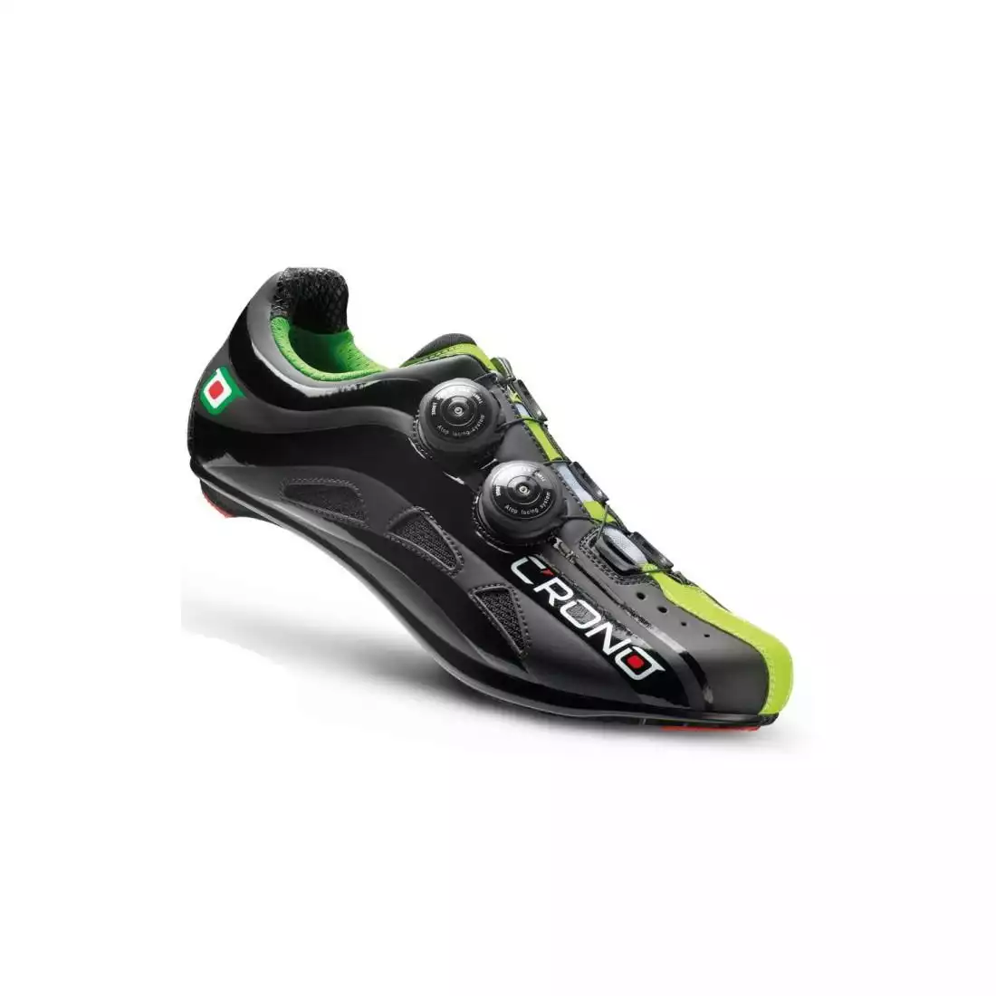 CRONO FUTURA 2 pantofi de ciclism barbati - drum, negru și verde