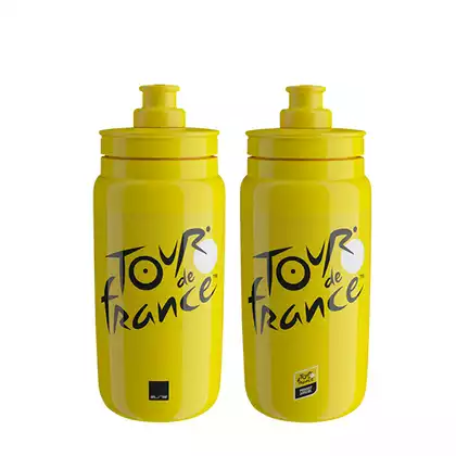 ELITE FLY Teams 2021 Sticla de apa pentru bicicleta Tour de France Yellow, 550ml 