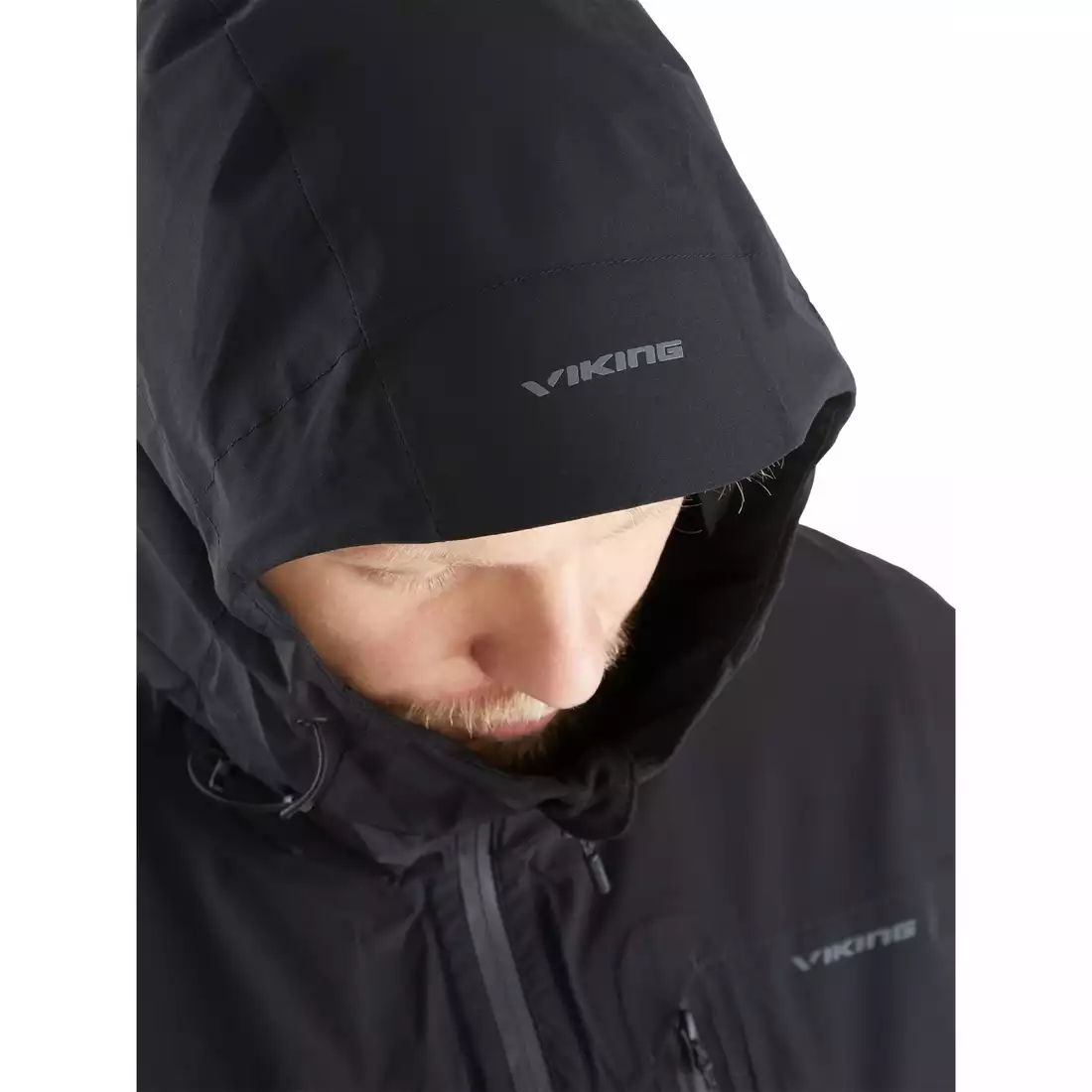 Jachetă de ploaie pentru bărbați Viking Trek Pro Man 700/23/0905 negru