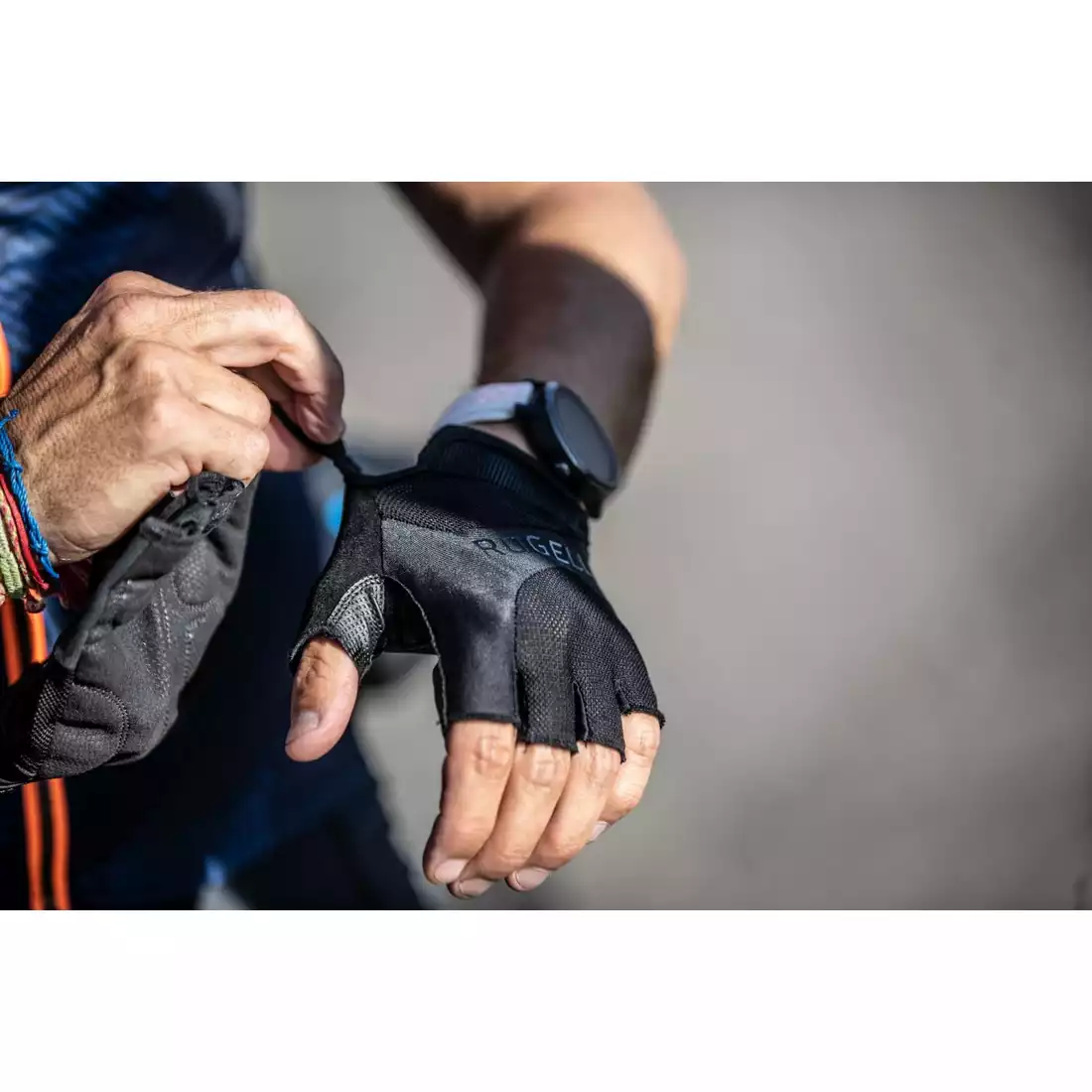 ROGELLI ARIOS 2 Mănuși de ciclism pentru bărbați, negre