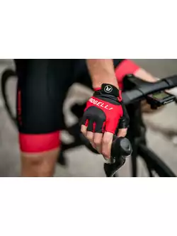 ROGELLI ARIOS 2 Mănuși de ciclism pentru bărbați, negre și roșii