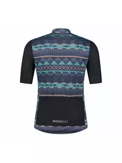 ROGELLI AZTEC tricou de ciclism masculin albastru si bej