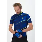ROGELLI BUZZ Mănuși de ciclism pentru bărbați, albastre și galbene