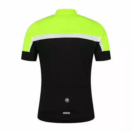 ROGELLI COURSE tricou de ciclism pentru copii, negru și galben