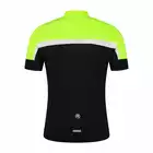 ROGELLI COURSE tricou de ciclism pentru copii, negru și galben