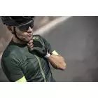 ROGELLI ESSENTIAL Mănuși de ciclism pentru bărbați, negre și verzi