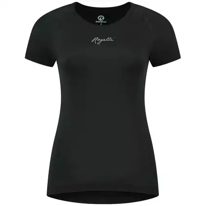 ROGELLI ESSENTIAL Tricou pentru alergare pentru femei, negru
