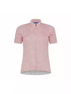 ROGELLI FACES Tricou de ciclism pentru femei, roz