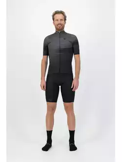 ROGELLI GLITCH tricou de ciclism masculin negru și gri