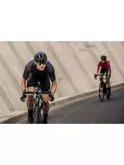 ROGELLI GLITCH tricou de ciclism masculin negru și gri