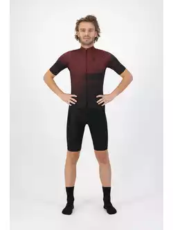 ROGELLI GLITCH tricou de ciclism masculin negru și maro