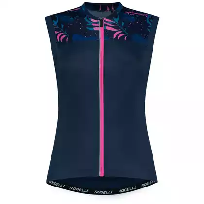 ROGELLI HARMONY Tricou de ciclism dama, bleumarin si roz