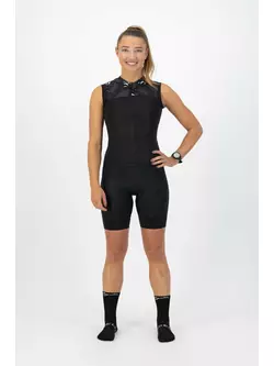 ROGELLI HARMONY Tricou de ciclism pentru femei fără mâneci, negru
