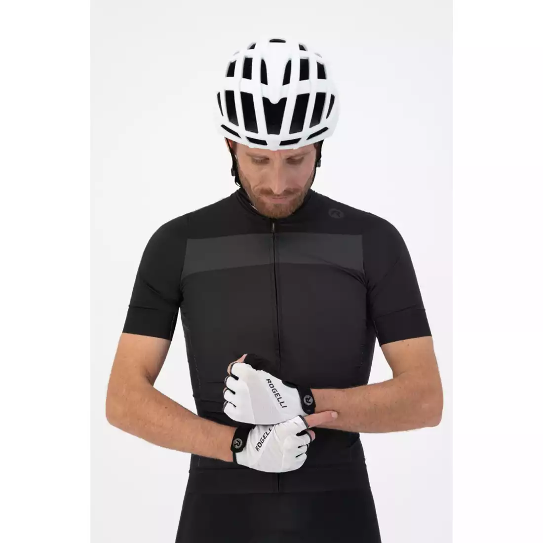 ROGELLI PHOENIX 2 Mănuși de ciclism pentru bărbați, albe